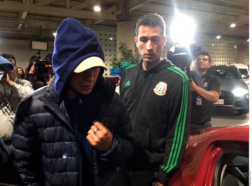 México llega a Monterrey para enfrentar a Costa Rica. Foto Agencia Reforma.