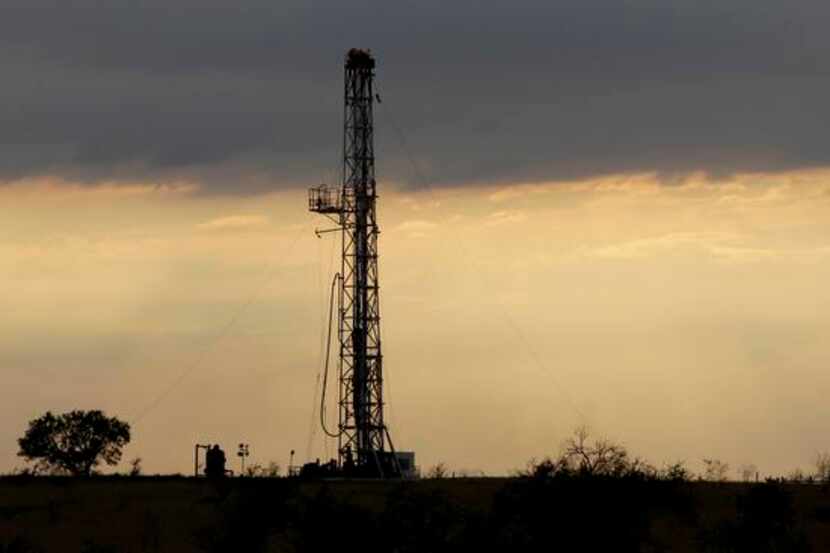 
A drilling rig near Kennedy, Texas
