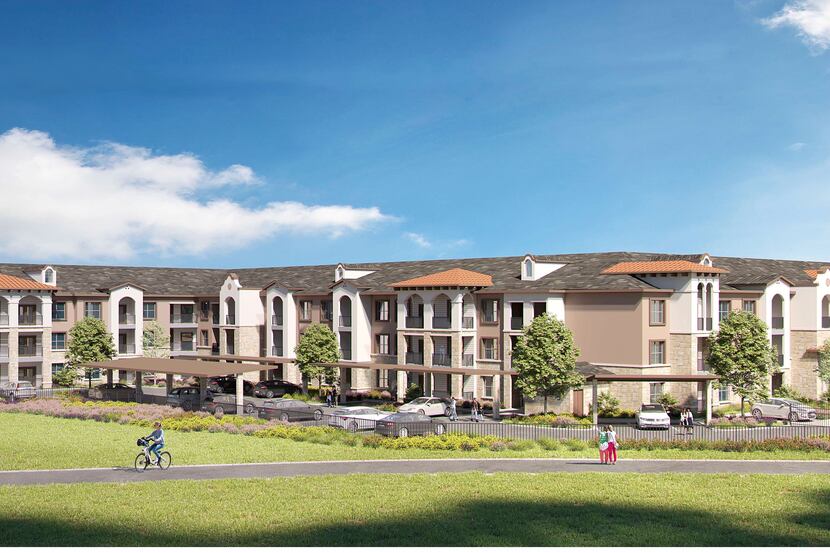 Palladium USA's new Garland rental community will include more than 120 units.