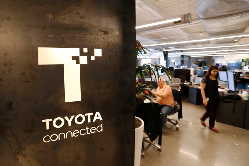 Toyota Connected's office in Legacy West is shown in 2018.
