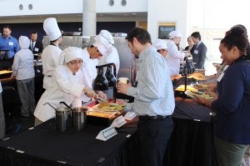  The celebration included a luncheon that was catered by Career and Technical Education...