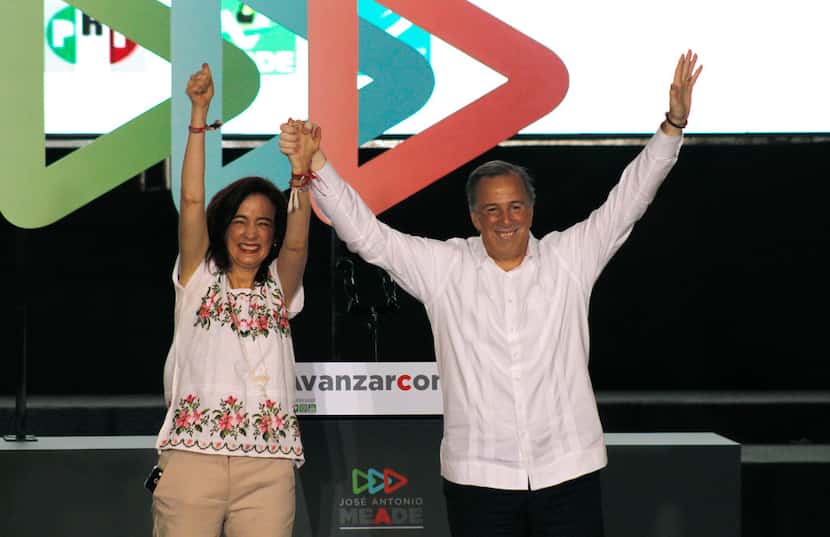 Presidential candidate Jose Antonio Meade of the Institutional Revolutionary Party (PRI),...