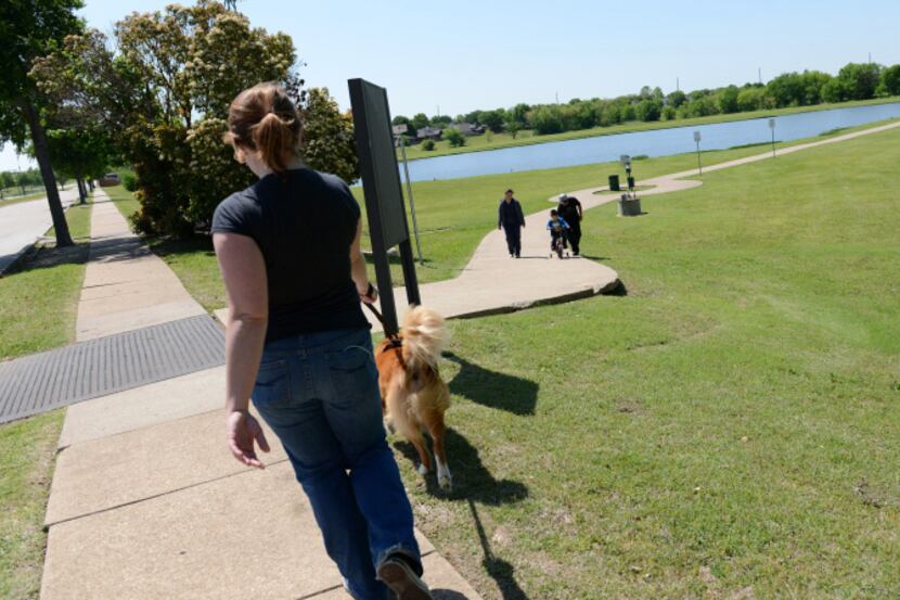 The neighborhoods near the Lakes of Springfield Park in Rowlett ranks as the No. 1 place to...