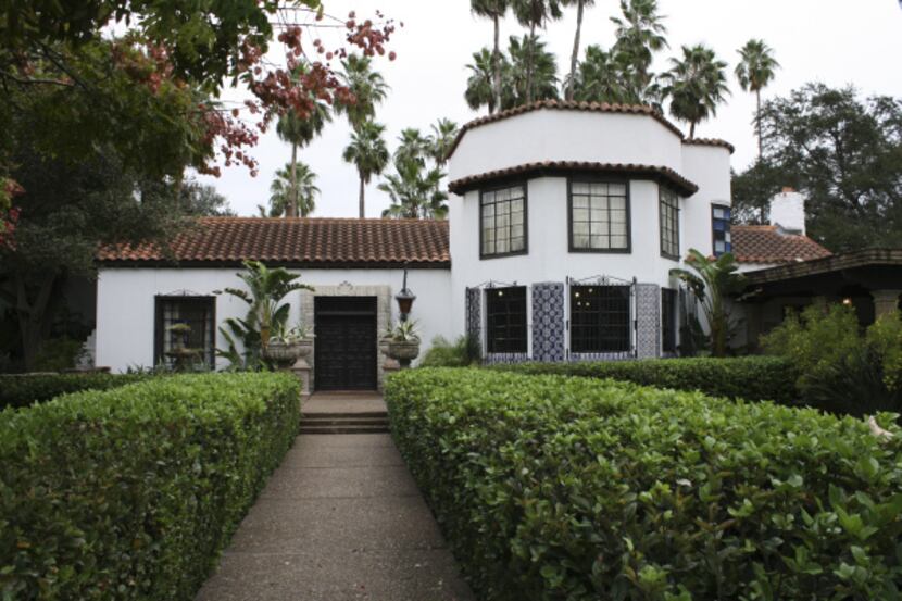 The 1930s adobe mansion at the Quinta Mazatlan birdiing center