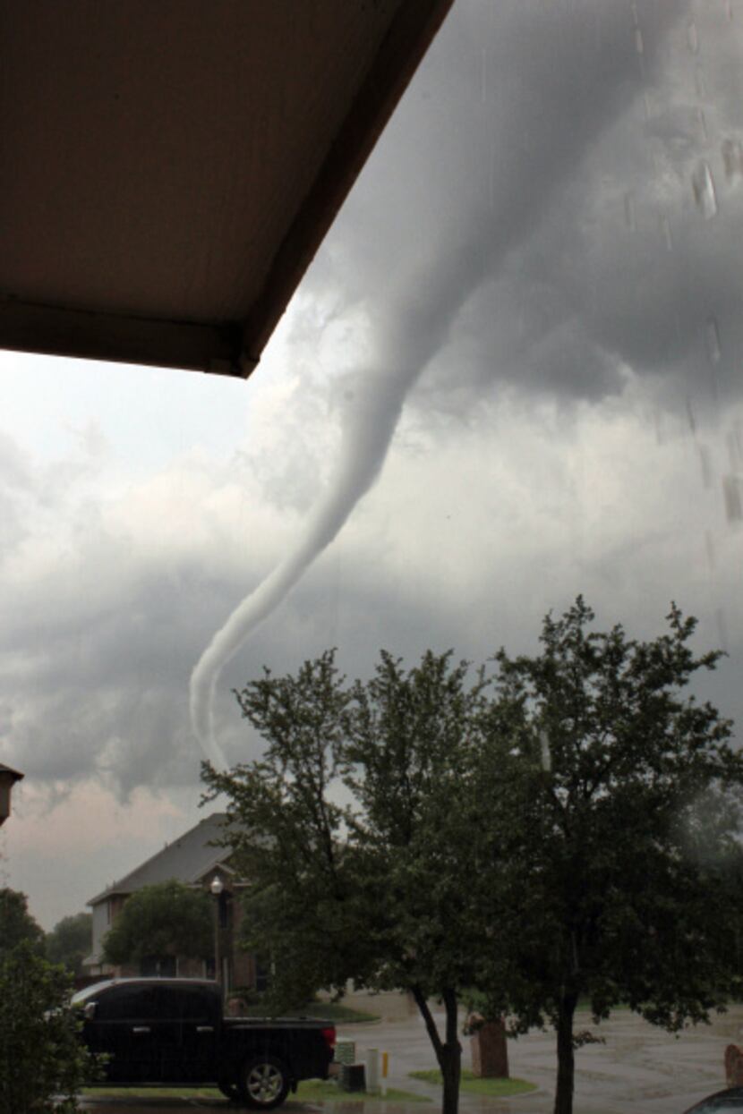 A tornado passed near the Ryan Ranch subdivision in southern Denton County Tuesday evening....
