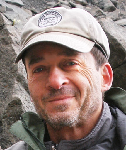 Dr. Anthony Fiorillo at his field site in northern Alaska.