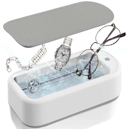 ultrasonic cleaning device for watches, rings and glasses