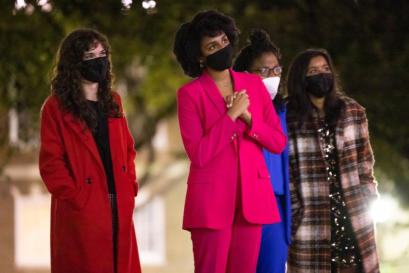 (From left) Producer Jillian Taylor, co-director Aysia Lane, co-director Crislyn Fayson and...