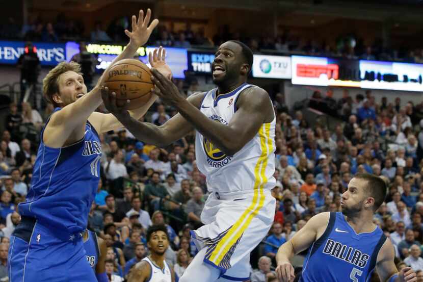 Golden State Warriors forward Draymond Green didn't have a problem with the off-the-glass...