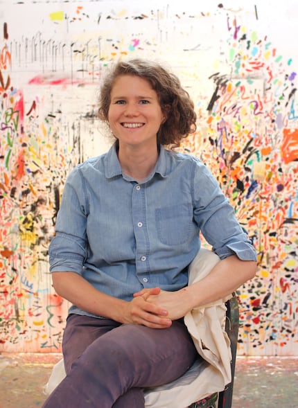 Artist Dana Schutz, honored artist at the 2018 TWO x TWO for AIDS and Art in Dallas.