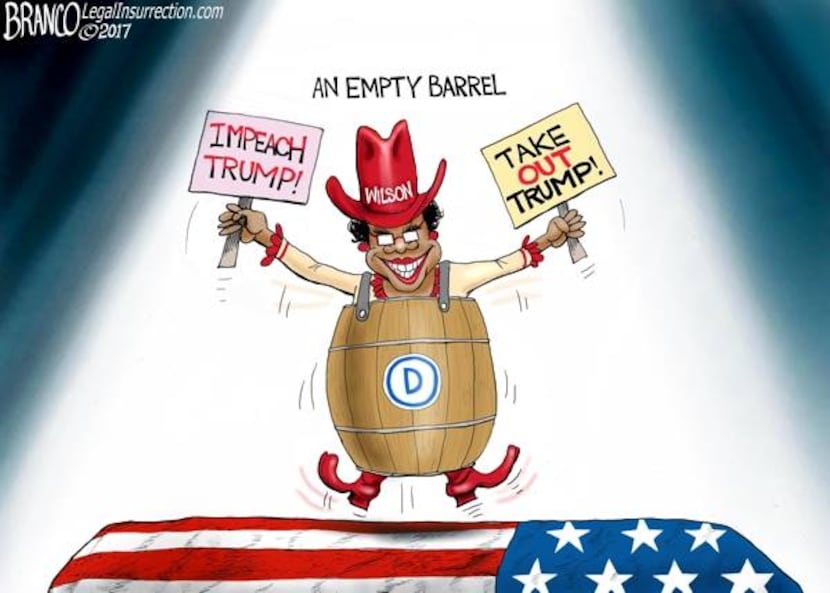 A cartoon by A.F. Branco was posted on the Facebook page of Texas Agriculture Commissioner...