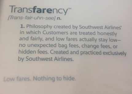  Southwest Airline's new advertising campaign can be seen in the current (October) issue of...