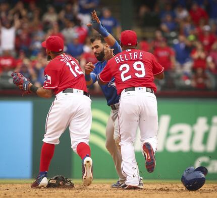 Not his first rodeo: Rougned Odor once was in a massive bench-clearing  brawl in the minors