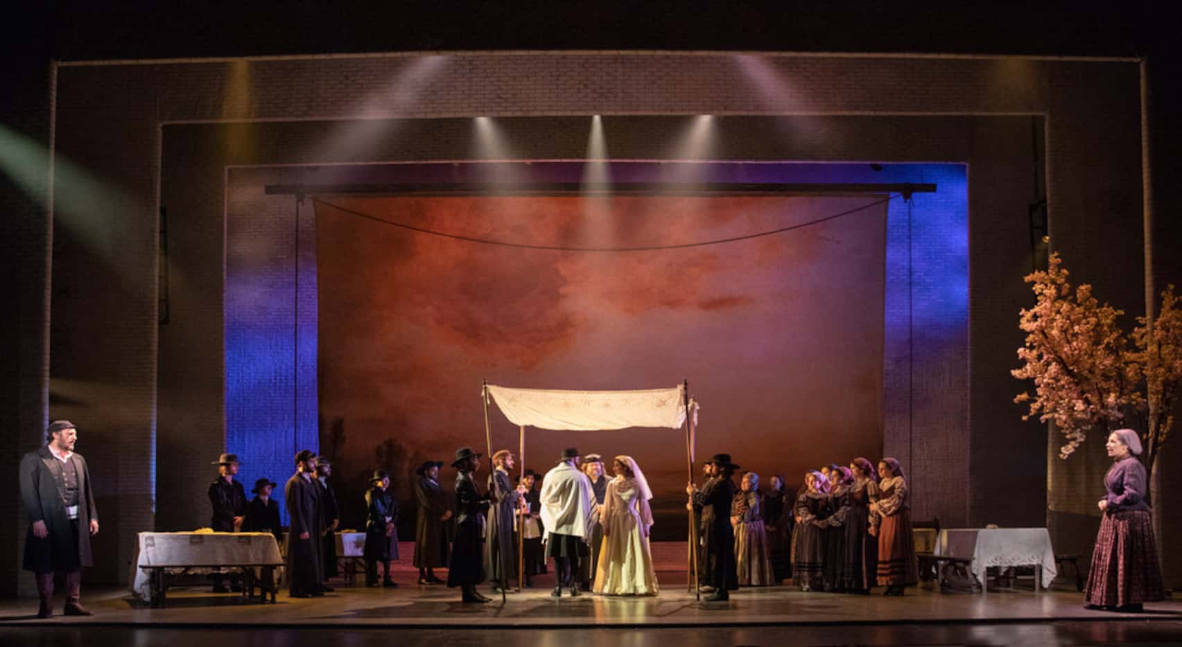A scene from the touring production of Fiddler on the Roof, which will open at Dallas Summer...