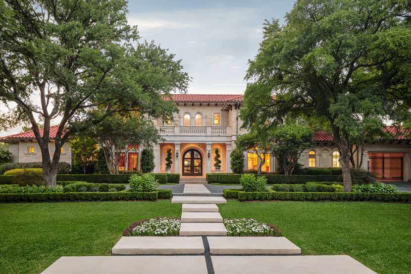 This home at 5027 Radbrook Place in Dallas' Preston Hollow neighborhood is listed for...