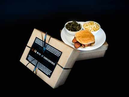 Smokey John's Bar-B-Que & Home Cooking in Dallas is selling shoebox lunches for $12.50....
