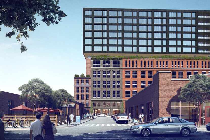 Developer Hines is working on plans for an office and retail tower in Dallas' Deep Ellum...