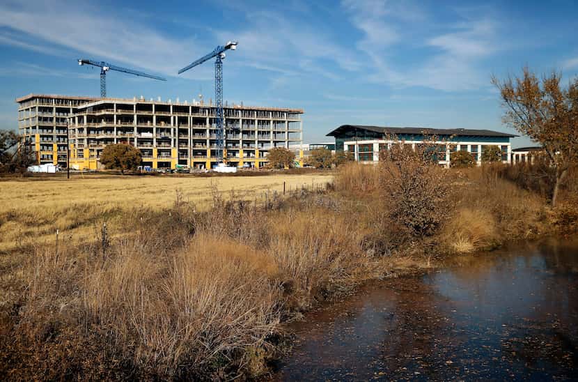 The financial services firm Charles Schwab & Co.'s new corporate campus in Westlake, Texas,...