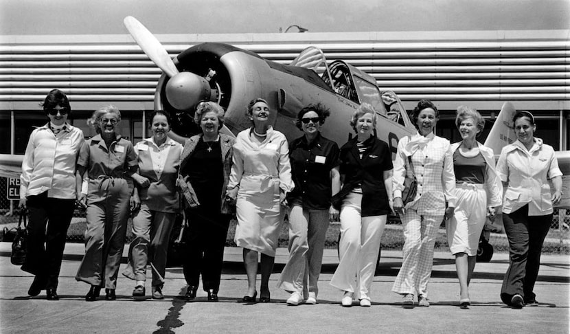  Preparing for a mission of a different type, Dallas-area former WASPS (Women Airforce...