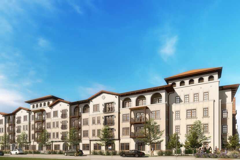 The Presidium Frisco Square project was started last year and will include 368 apartments.