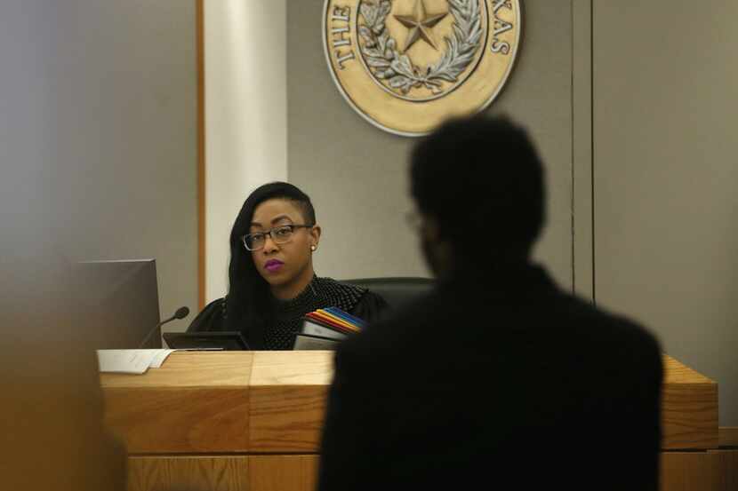 State District Judge Amber Givens is trying to shore up efficiency in her courtroom, but the...