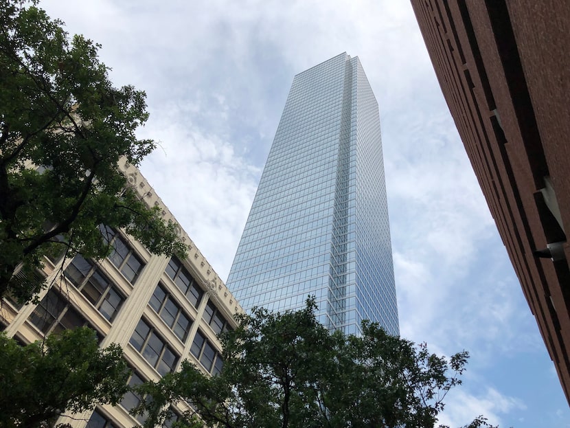 About a fourth of the retail space at Bank of America Plaza is vacant.