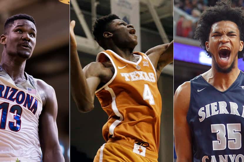 From left to right: DeAndre Ayton, Mohamed Bamba, Marvin Bagley III