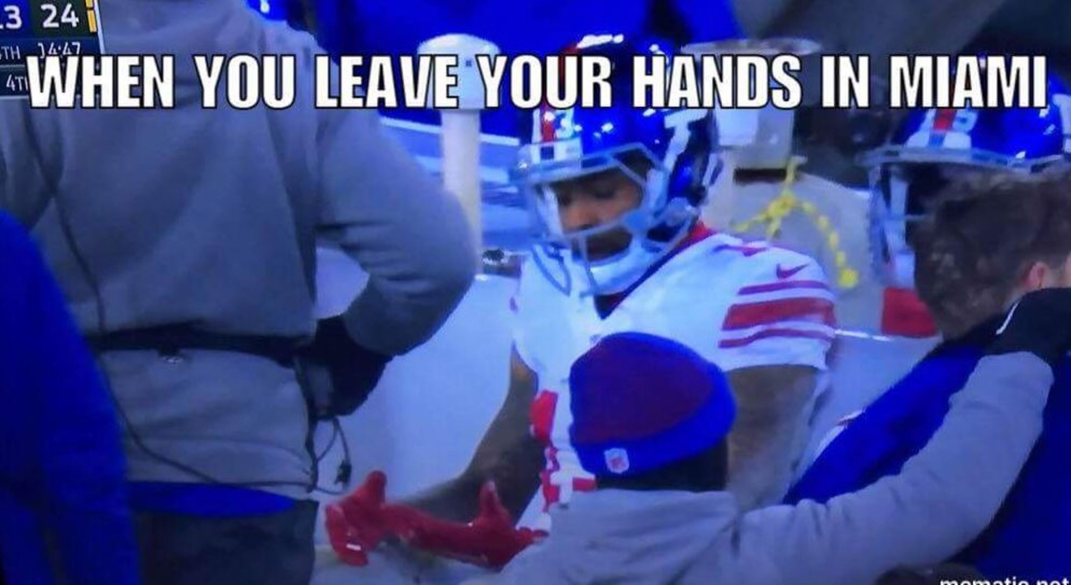 Giants' Odell Beckham takes staycation, training in Los Angeles