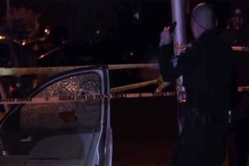 Arlington police investigate after a woman was found fatally shot and a man found wounded in...