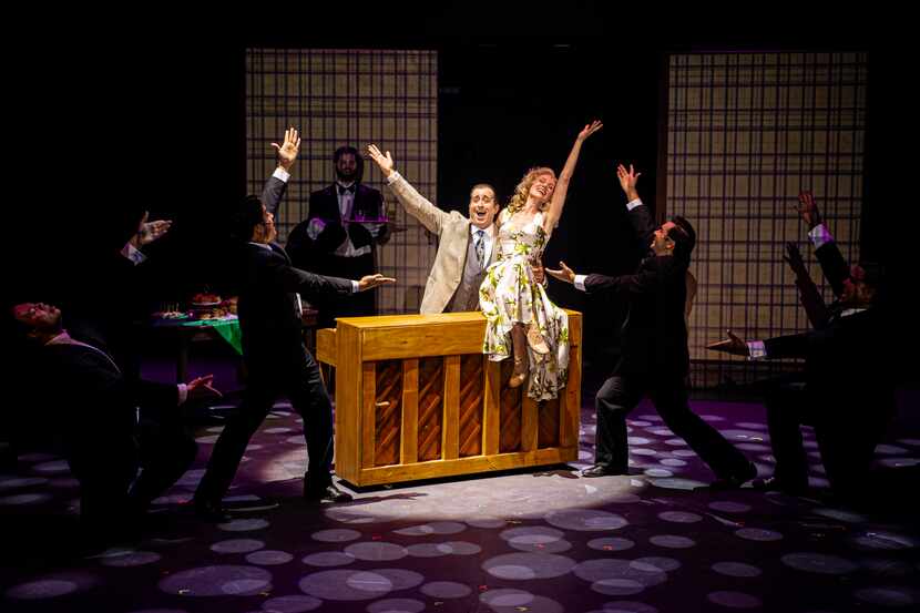 A scene from "Goin' Hollywood," a new musical by Stephen Cole and David Krane premiering at...