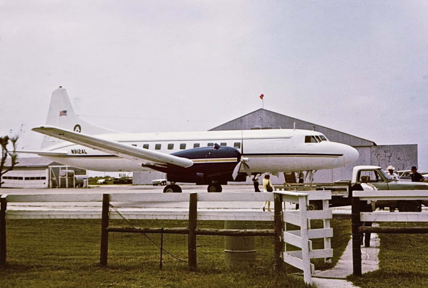Dallas oilman Toddie Lee Wynne's private Convair transported him to and from his Matagorda...