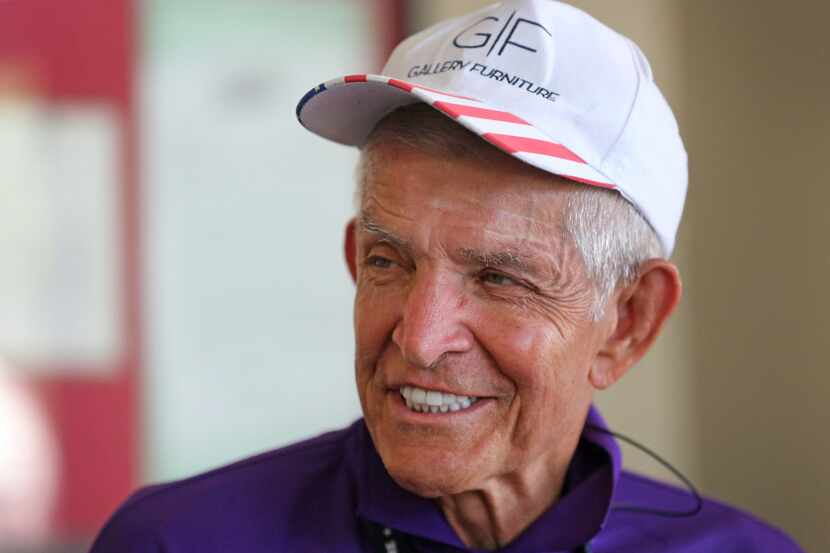 Jim "Mattress Mack" McIngvale, locally famous for philanthropy and his commercials for his...