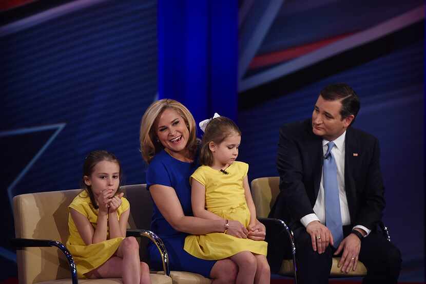  Ted Cruz and wife Heidi join Anderson Cooper for a CNN Town Hall on Wednesday, April 13,...