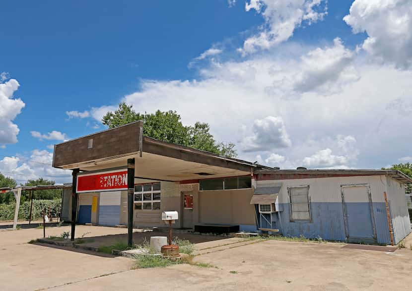A closed tire store in Rockdale, Texas, Thursday, June 14, 2018. 
