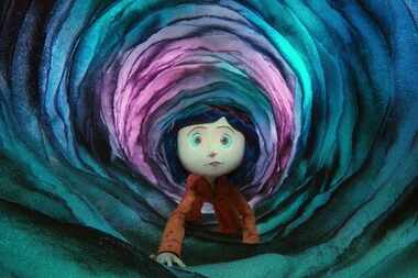 A scene from the animated film Coraline.