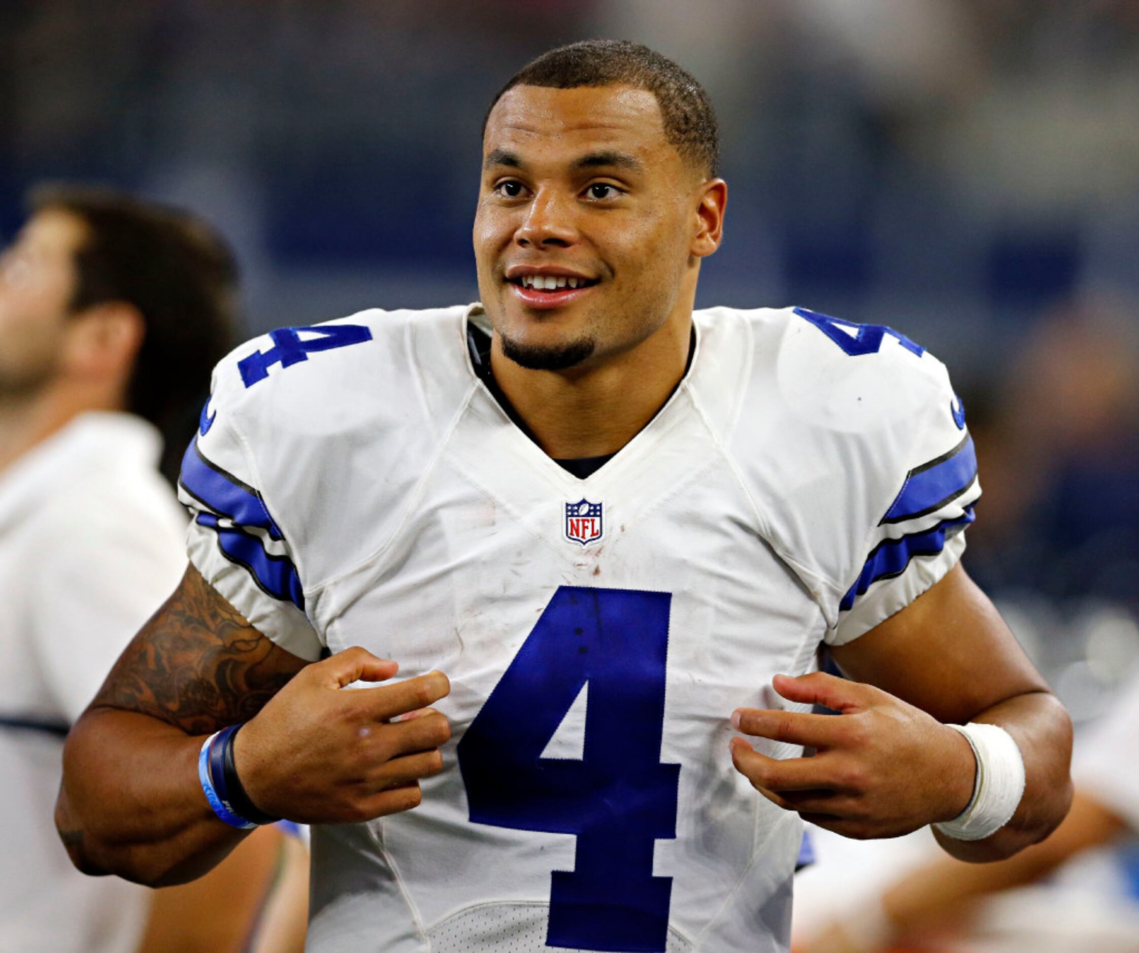 Another reference to Cowboys rookie Dak Prescott as the second coming of Roger  Staubach