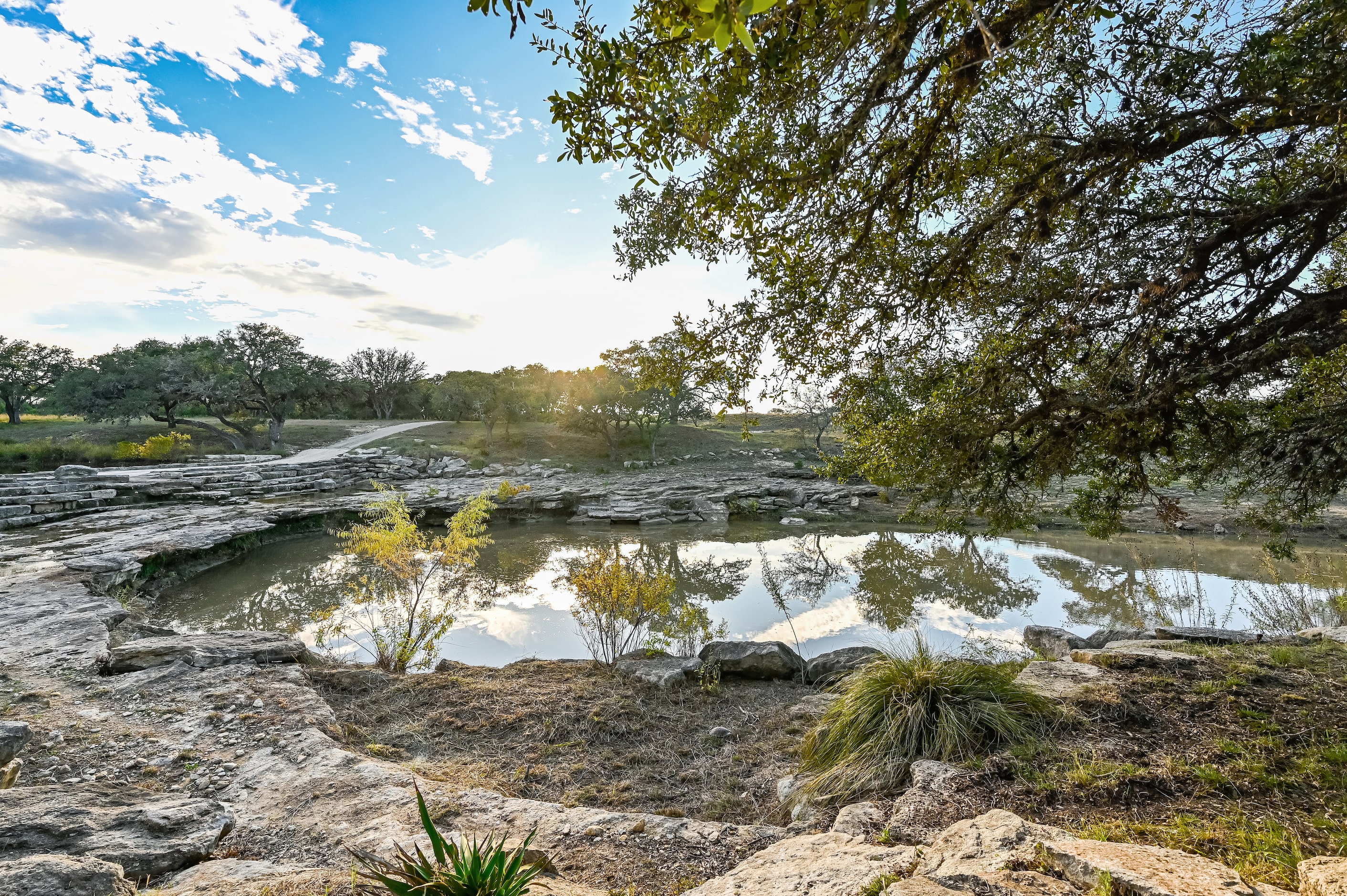 An 886-acre Texas ranch with homes dating back to the 1850s is on the market. The asking...