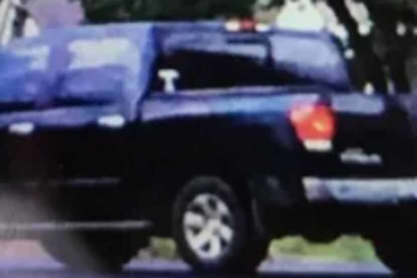 Police on Saturday released this photo of a Nissan Titan which a suspect is said to have...