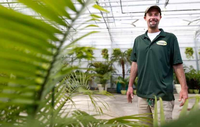 
Drew Demler, Errol McKoy Greenhouse manager, calls the State Fair plants his babies. The...