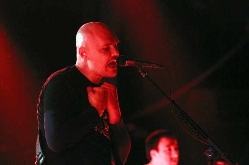 Smashing Pumpkins frontman Billy Corgan performs at Palladium Ballroom in Dallas, Texas,...