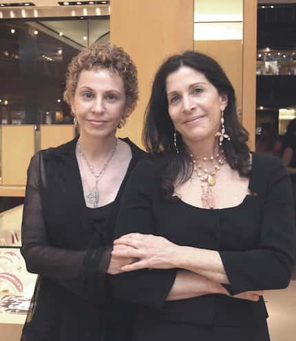Joanne Teichman, left, owner of Ylang 23 in the Plaza at Preston Center, and jewelry...