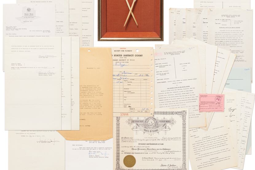 A historic archive from the landmark Supreme Court decision Roe v. Wade is being auctioned...