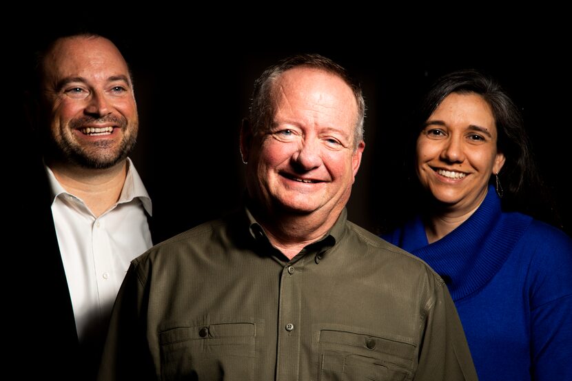 From left: Joe Stobaugh, Tim Crouch and Kelly Carpenter are three of the members of the...