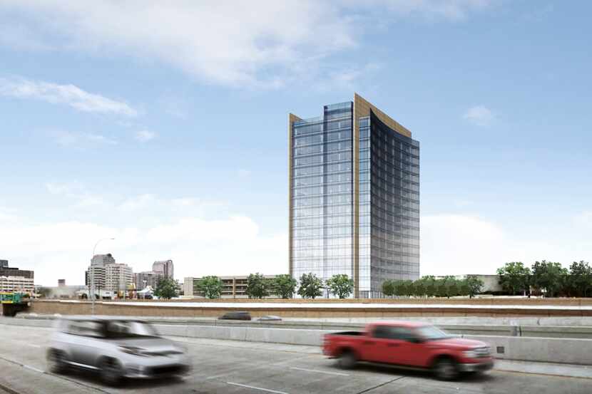  A rendering of the new office tower that Hillwood Urban, one of Ross Perot Jr. s real...