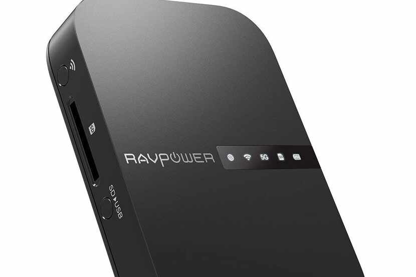 The Ravpower Filehub 2019 AC750 Wireless Travel Router