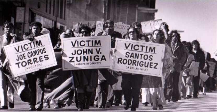  In this archived 1977 photo,  Santos Rodriguez and others slain in police-involved...