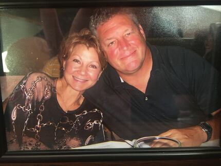 Former FC Dallas coach Dave Dir, right, pictured in 2014 with wife Cindy. (Courtesy/Dir family)