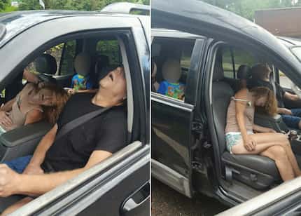 A photo of two heroin addicts who overdosed with a child in their car went viral. 