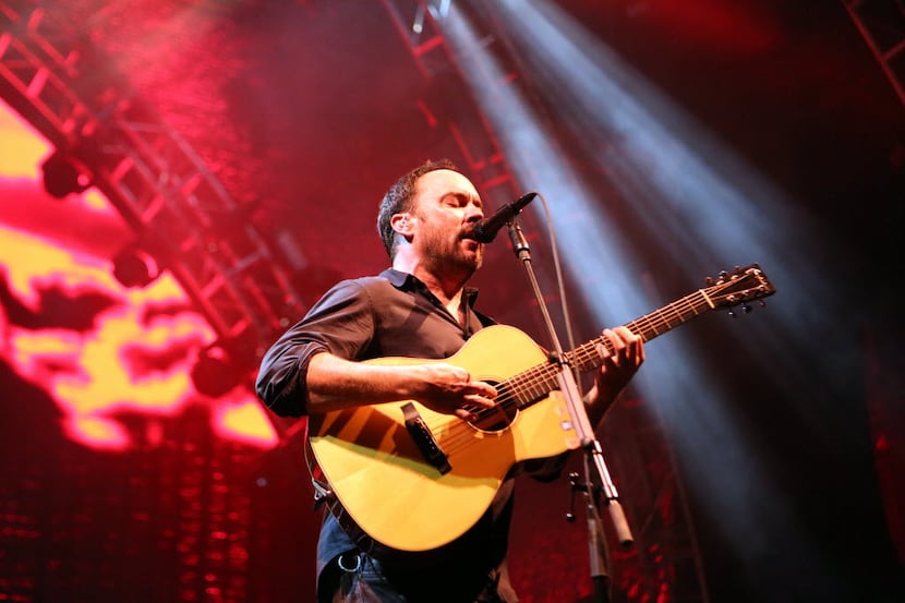 Dave Matthews performs with his band at Gexa Energy Pavilion at Fair Park in Dallas, Texas,...