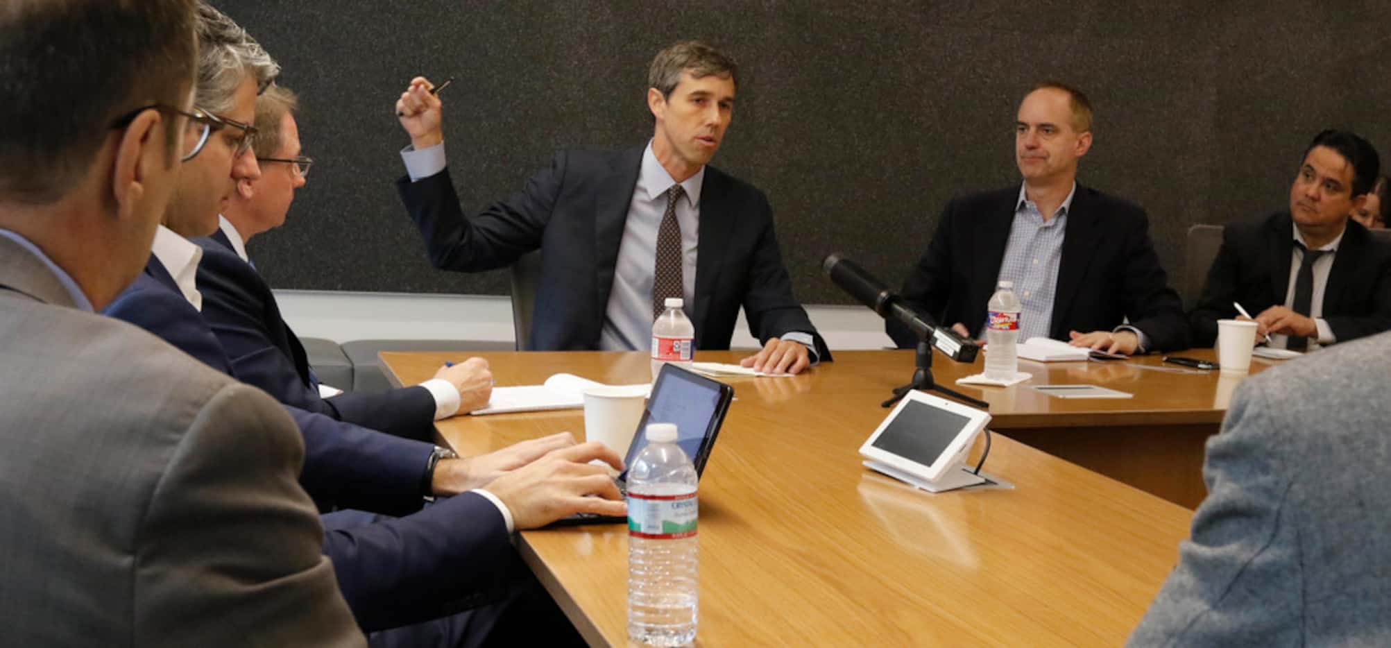 Rep. Beto O'Rourke, D-El Paso,  talked with The Dallas Morning News editorial board on...